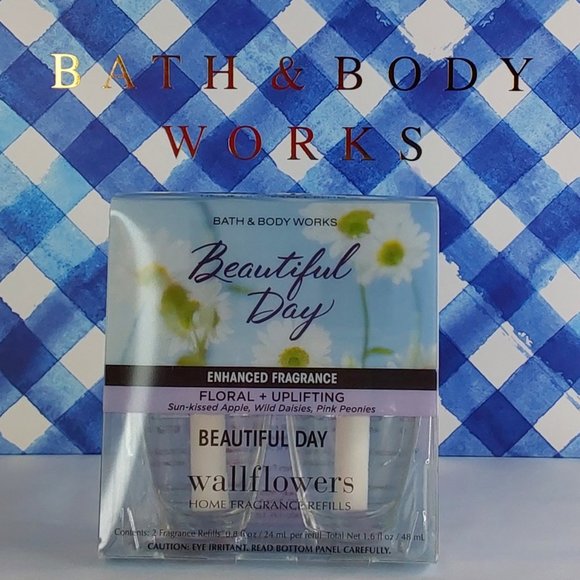 BATH & BODY WORKS WALLFLOWERS REFILL 'BEAUTIFUL DAY' 2-PIECE SET - Picture 16 of 16